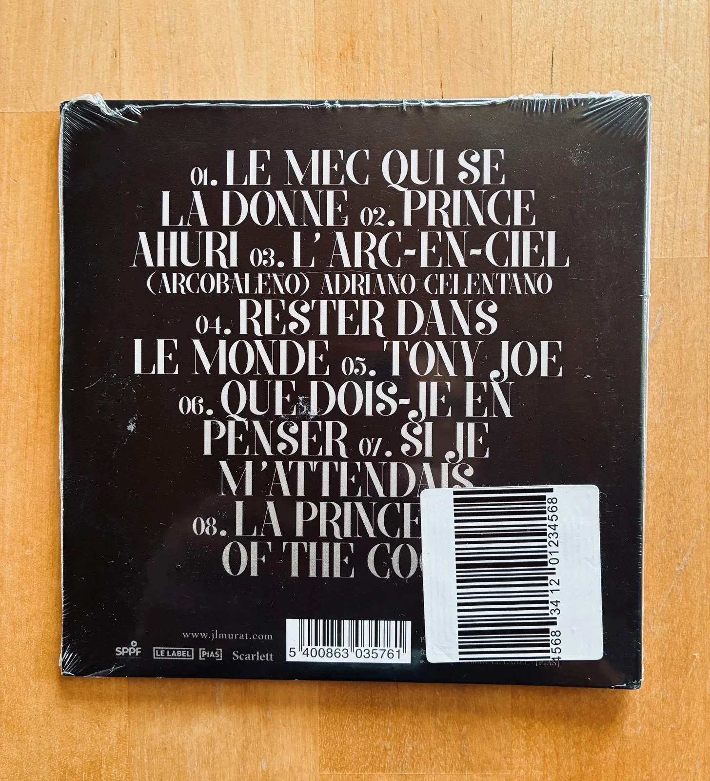 CD Digipack Jean-Louis Murat Baby Love DC. – photo 2